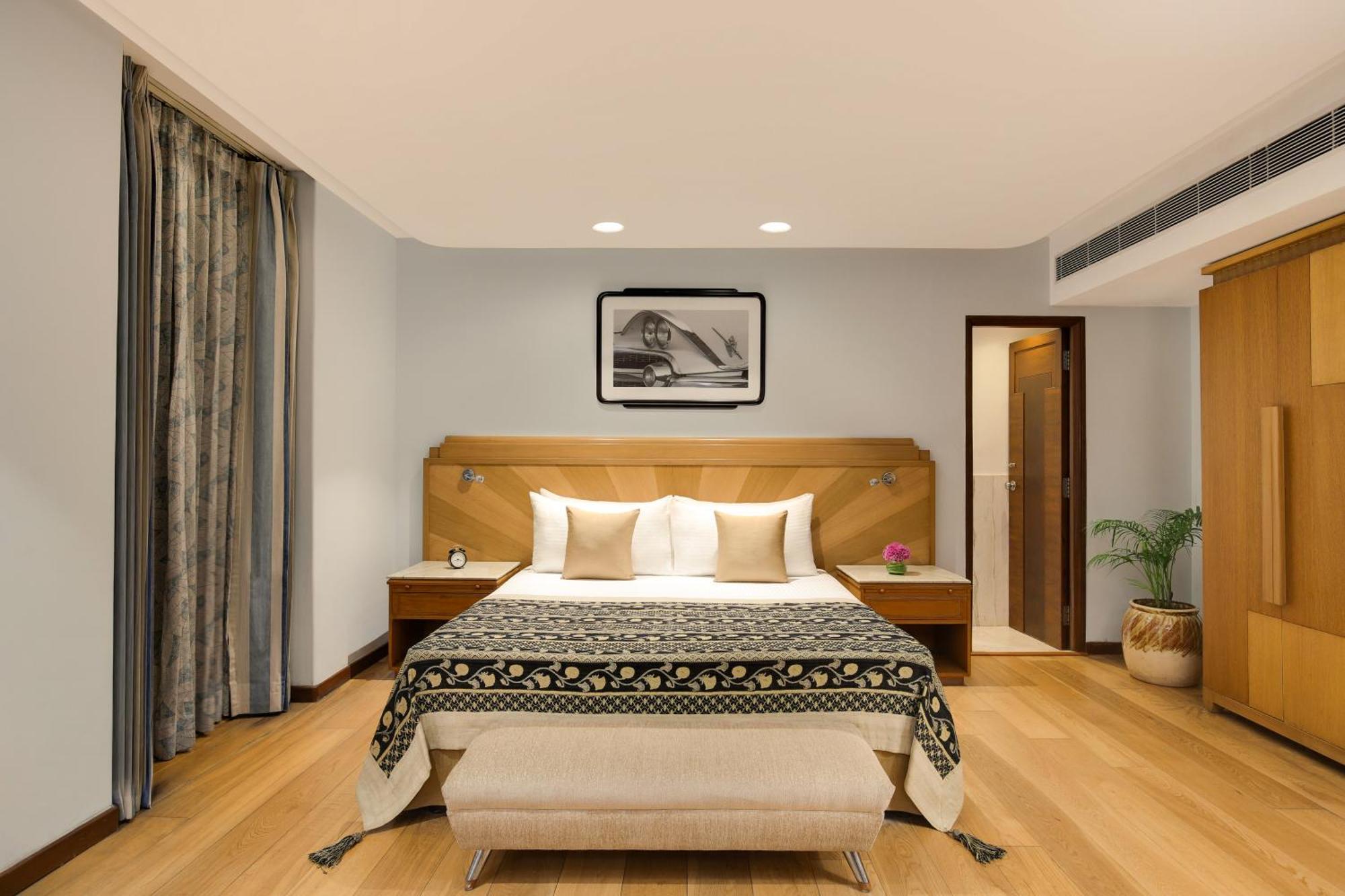 大使-Ihcl精选酒店 新德里 外观 照片 A bedroom at the Taj Bengal